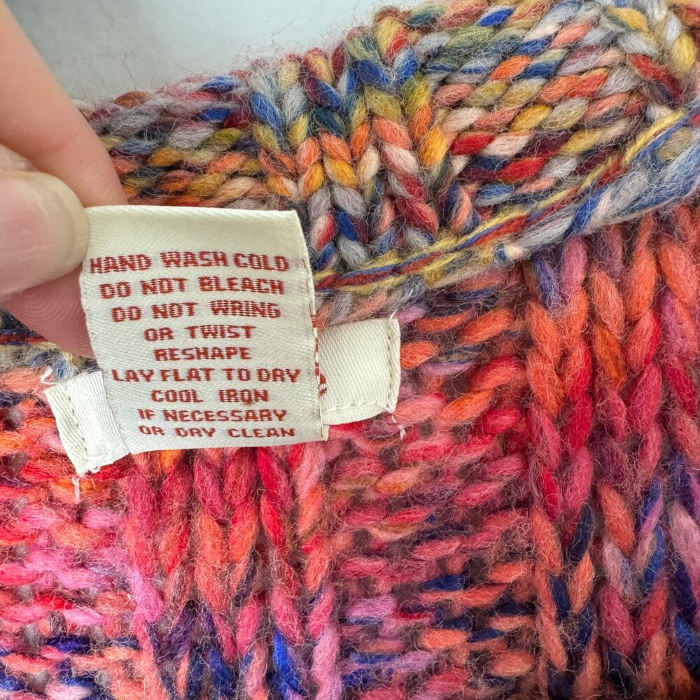 Sundance Pinebrook Multi-Colored Button Down Wool… - image 3